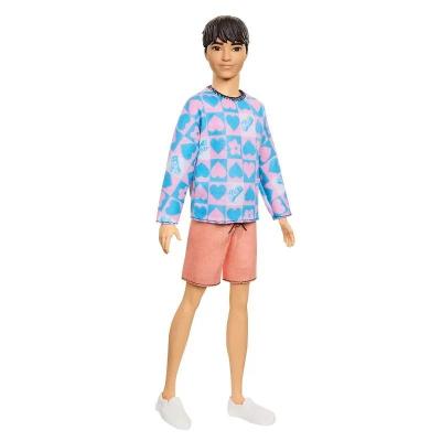 Boneco Ken Fashionistas Corações 219 - DWK44/19 - Mattel