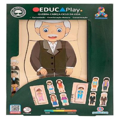 Educaplay Quebra-Cabeça Ciclo da Vida - Polibrinq
