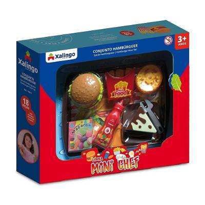 Comidinha de Brinquedo Mini Chef Hamburguer - Xalingo