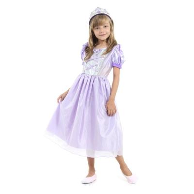 Fantasia Infantil - Princesa Lilás Standard G - Sulamericana