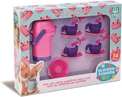 Eu Brinco de Casinha - Café Com Bolinho 14 peças - Nig