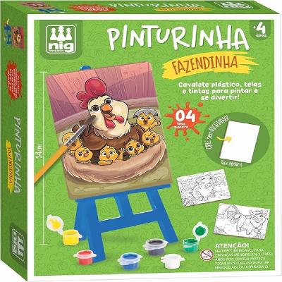 Kit de Pintura Pinturinha Fazendinha - Nig Brinquedos