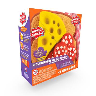 Kit Super Massa Lanchinhos Pão Queijo e Salame - Estrela