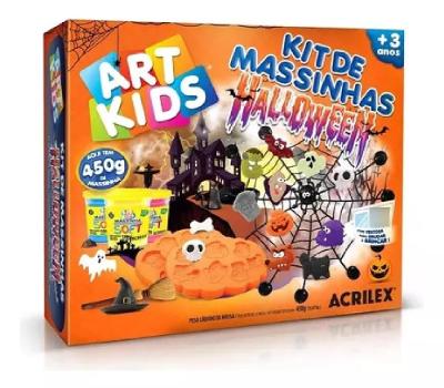 Kit Massinha Halloween 450g Art Kids - Acrilex