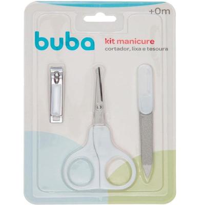 Kit Manicure do Bebê Branco - Buba