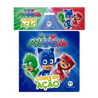 Livro Banho PJ Masks - Cores em ação - Ciranda Cultural