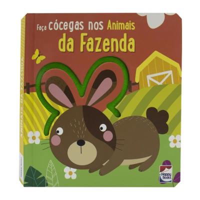 Livro Descobrindo Texturas Cócegas Fazenda - Happy Books   
