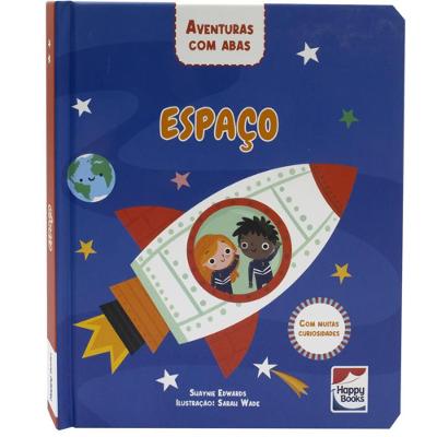 Livro Aventuras com Abas Espaço - Happy Books   