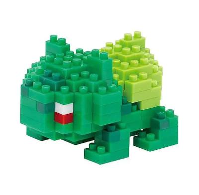 Nanoblock Pokémon Bulbasaur 120 pçs - HDP68 - Mattel