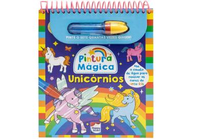 Pintura Mágica Unicórnios - Happy Books