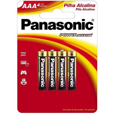 Pilha Alcalina AAA C4 - Panasonic