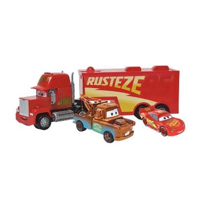 Conjunto De Carrinhos Disney Mcqueen, Mack, Mate - Toyng