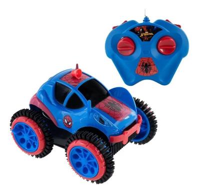 Veículo Controle Remoto Homem-Aranha Spider Flip - Candide