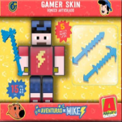 Boneco Mike 15 Cm com Acessórios - Algazarra