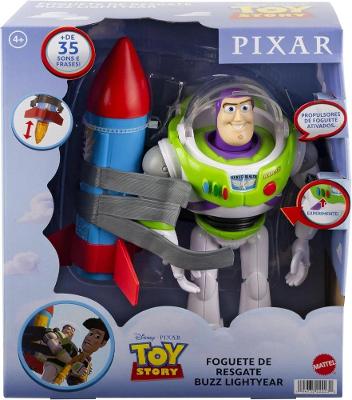 Toy Story Buzz e Foguete Pixar HWW56 - Mattel