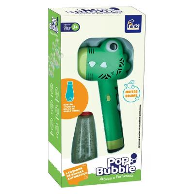 Lançador De Bolhas Automático Pop Bubble Dinossauro - Fenix