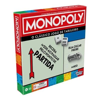 Jogo De Tabuleiro Monopoly Clássico - G0009 - Hasbro 