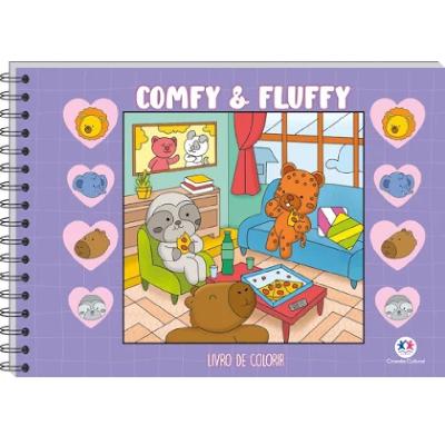 Livro de Colorir Comfy and Fluffy Purple - Ciranda
