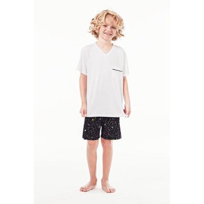 Pijama Curto Malha Monterrey Kids Masculino