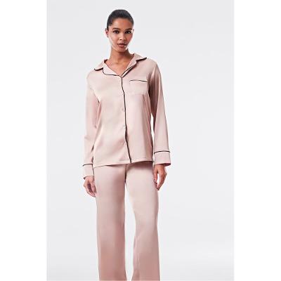 Pijama Longo Cetim My Basics