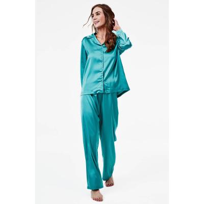 Pijama Longo Cetim Mia