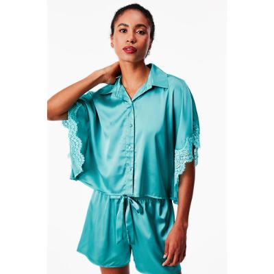 Pijama Curto Cetim Mia