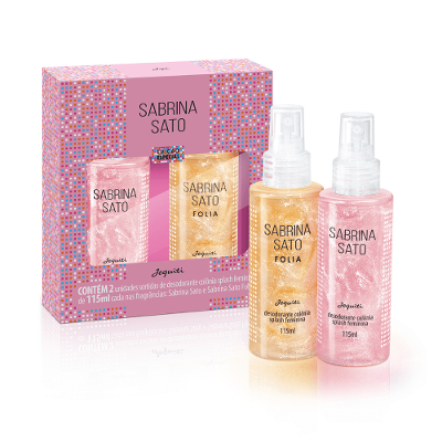 Estojo Splash Sabrina Sato, 2 x 115 ml
