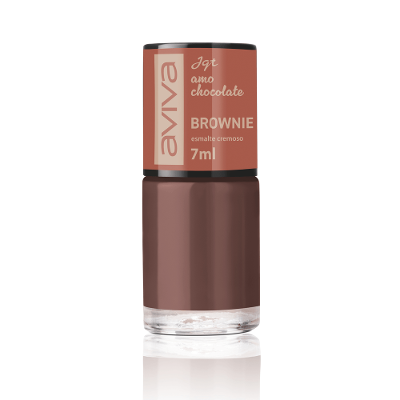 Aviva Esmalte Amo Chocolate Cremoso Brownie, 7 ml