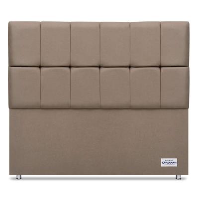 Cabeceira Para Cama Piave Linho Bege Casal 12x140x125 Ortobom