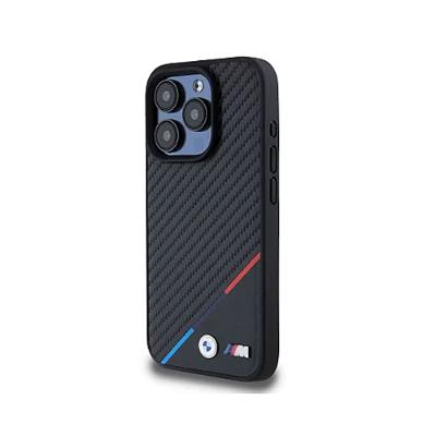 Case Guess  BMW Serie M  Carbon Tricolor Magsafe  Iphone 16 Pro Max