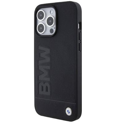 Case Amet BMW Laather Black Stamp Iphone 16 Pro Max Magsafe