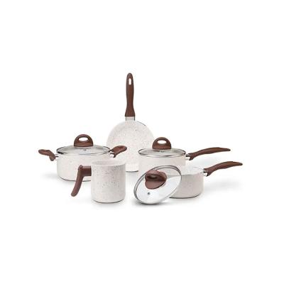 Jogo de Panelas Life 5 Peças Ceramic Vanilla Brinox