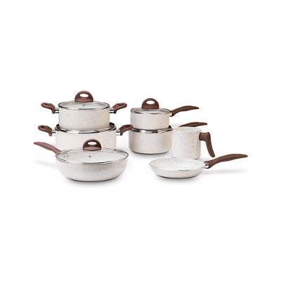 Jogo de Panelas Life 7 Peças Ceramic Vanilla Brinox