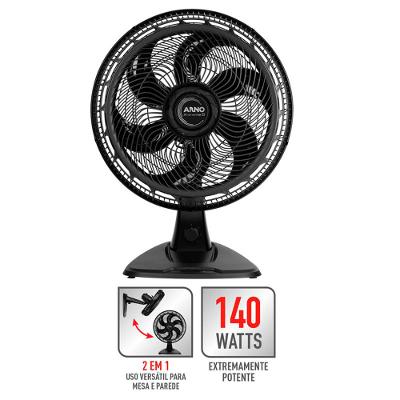 Ventilador de Mesa X-TREME 6, 2 em 1 40 cm 6 Pás 140w Ve60 127v Arno