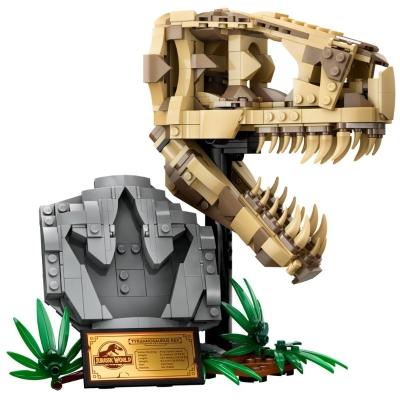 LEGO® Jurassic World - Fósseis de dinossauros: crânio de T.Rex