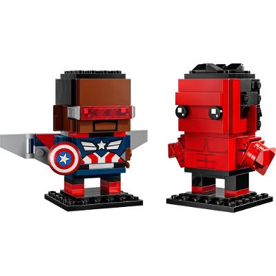 LEGO® BrickHeadz - Capitão América e Hulk Vermelho