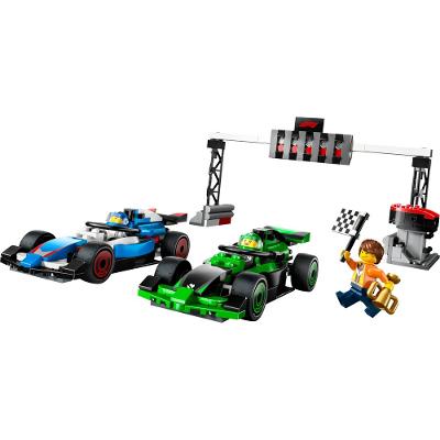 LEGO® City -  F1® Grid com carros de corrida VCARB e Sauber