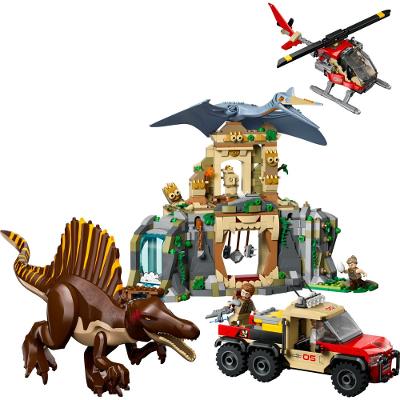 LEGO® Jurassic World - Missão aérea Spinosaurus & Quetzalcoatlus