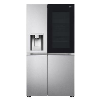 Geladeira Smart LG Side by Side InstaView Craft Ice UVnano 598L Motor Inverter GC-X257CSHS 127V