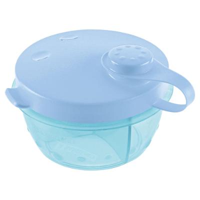 Pote para Leite em Pó Plástico Azul 280ml Baby Sanremo