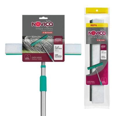 Kit Mop Limpa Vidros com Cabo e Refil Noviça Bettanin.