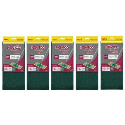 Kit Refil Mop Abrasivo para Limpeza Pesada 5 unidades Noviça Bettanin