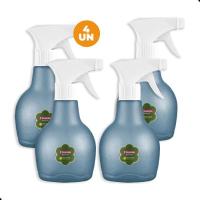 Kit Pulverizador Manual Borrifador Spray 350ml Sanremo 4 Unidades