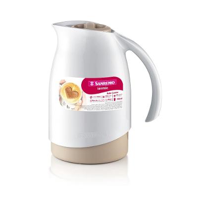 Bule Térmico Plástico Cuidar Branco 700ml Termic Sanremo