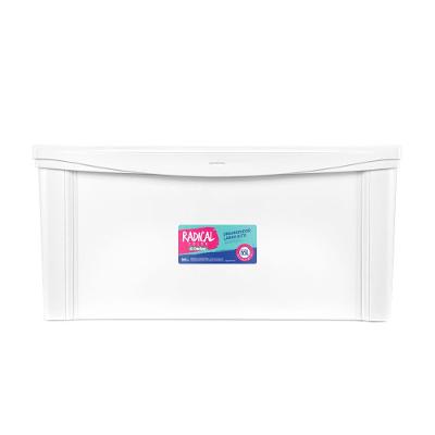 Caixa Organizadora Plástica Alta Branca 65L Radical Color Ordene