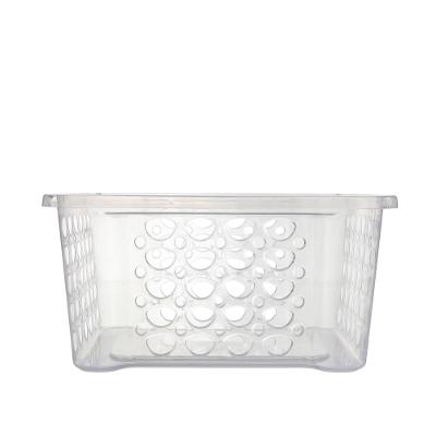 Cesta Empilhável Plástico Transparente 6,3L Moolti Sanremo