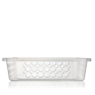 Cesta Empilhável Plástico Transparente 3,3L Moolti Sanremo