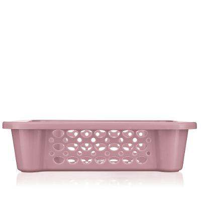 Cesta Empilhável Plástico Rosa 3,3L Moolti Sanremo