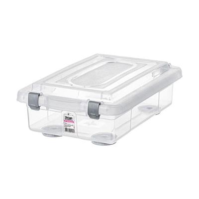 Caixa Organizadora Plástica Transparente 2,3L Top Stock Sanremo