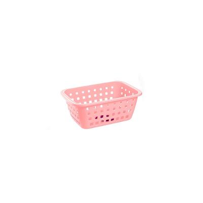 Cesto Organizador Plástico com Furação Rosé 3L Log Ordene
